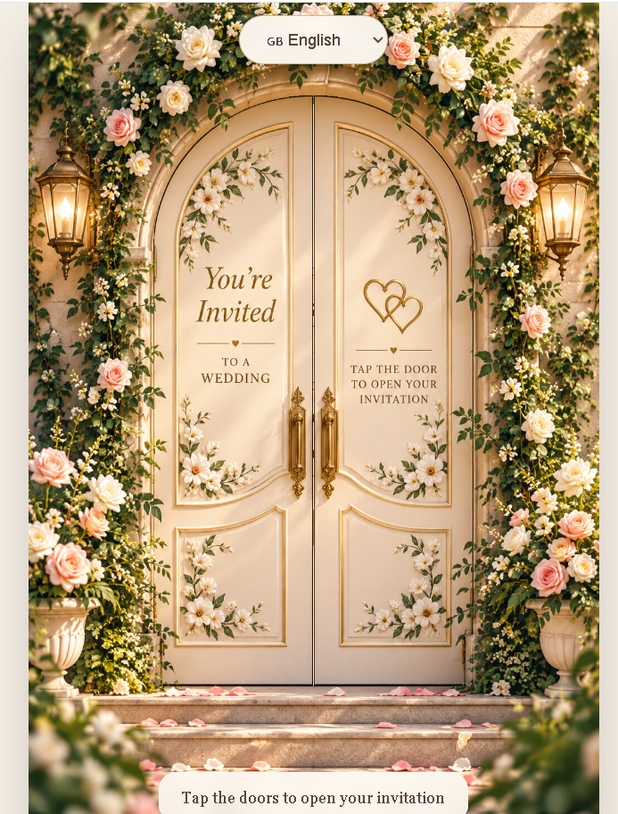 Wedding Invitation App screenshot